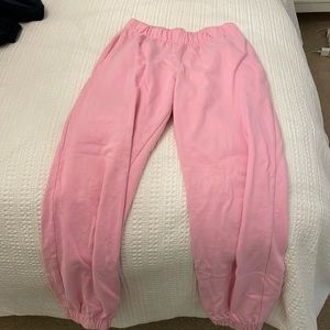 Brandy Melville Rosa Sweatpants